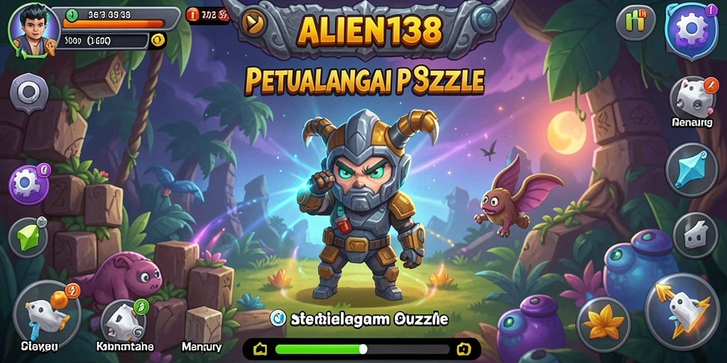 Tampilan gameplay ALIEN138 yang menarik dan penuh warna.
