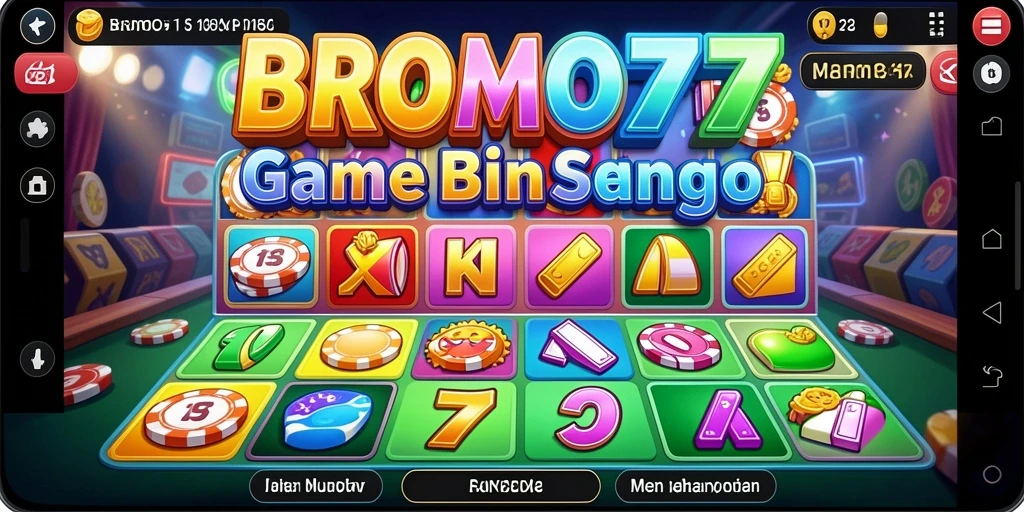 Tampilan menarik dari gameplay BROMO77 saat bermain Bingo.