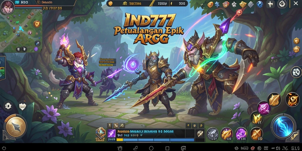 Tampilan gameplay menakjubkan dari IND777 yang penuh aksi.