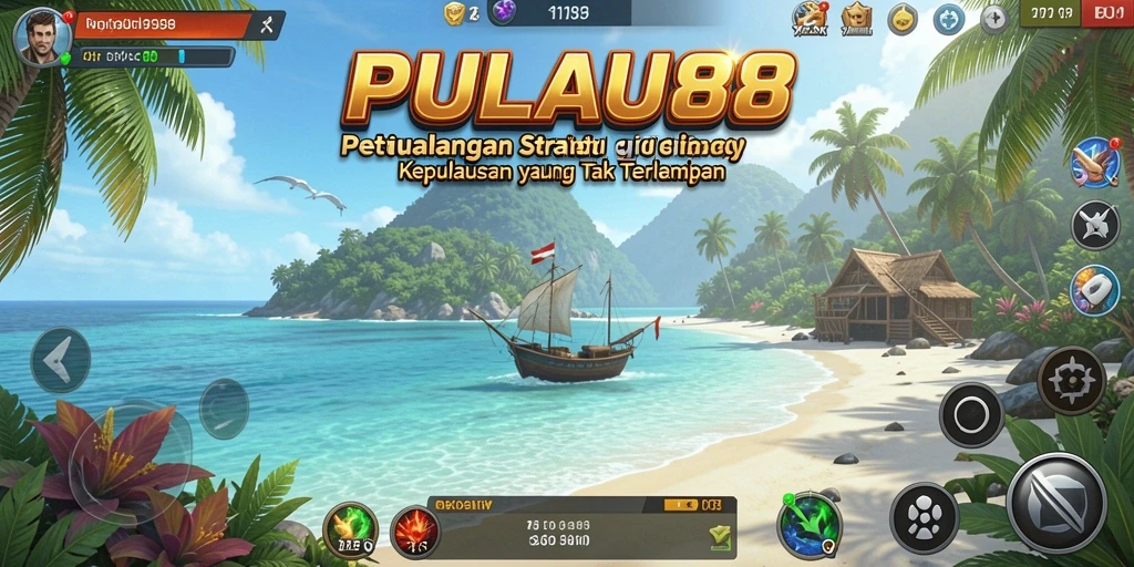 Screenshot PULAU88 menampilkan aksi seru dalam strategi permainan.