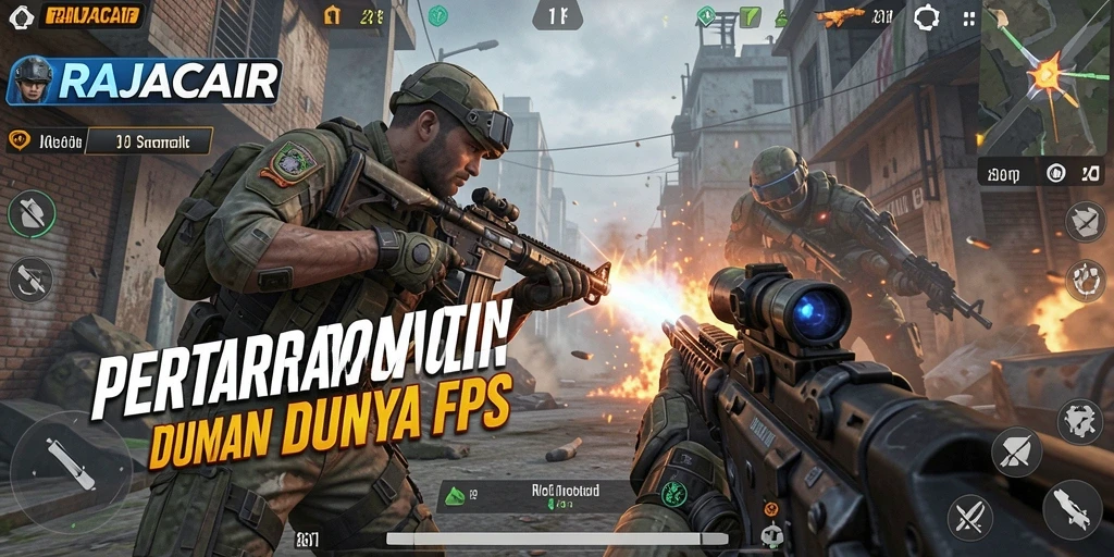 Gameplay intens RAJACAIR dengan aksi tembak-menembak yang mendebarkan.
